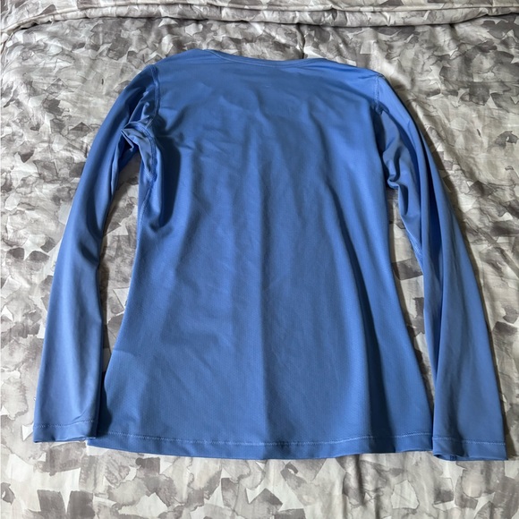 Nike Blue Fitted Long Sleeve Tee - Picture 3 of 3